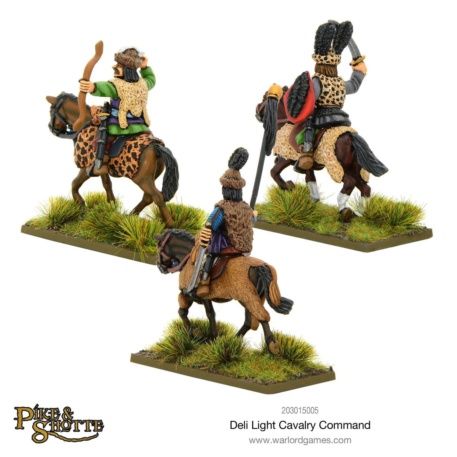 Warlord Games Pike & Shotte Delhi Light Cavalry figurines commandement
