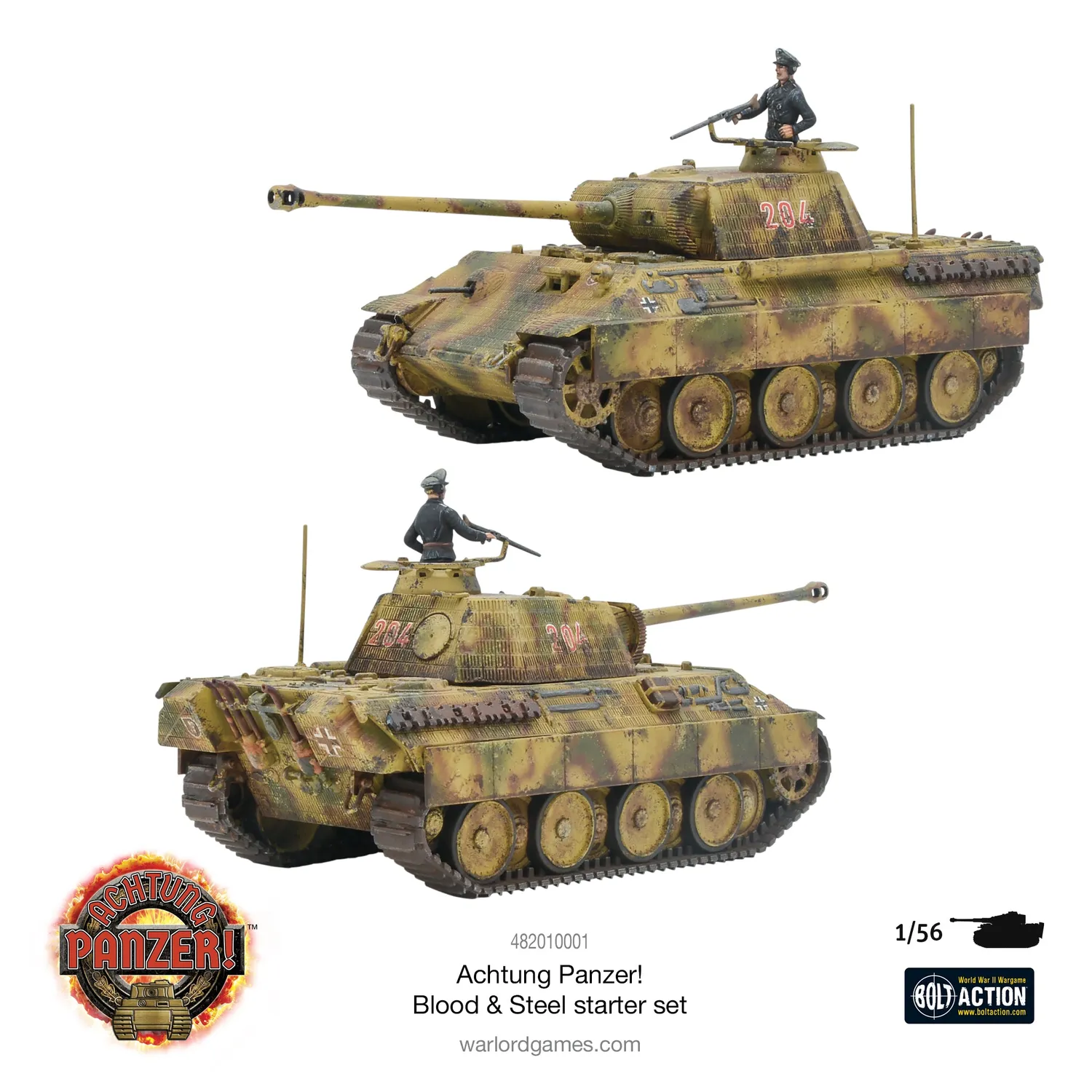 Bolt Action Achtung Panzer! Blood & Steel starter set jeu de chars