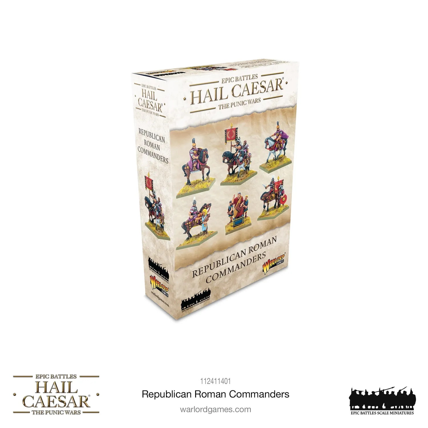 Warlord Games Hail Caesar Epic Battles Republican Roman Commanders figurines résine