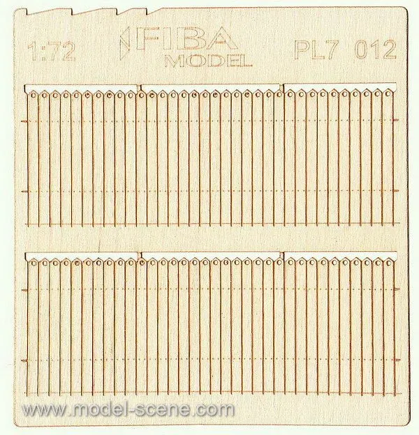 Albion clôture européenne décorative décor maquette lot 2 bois