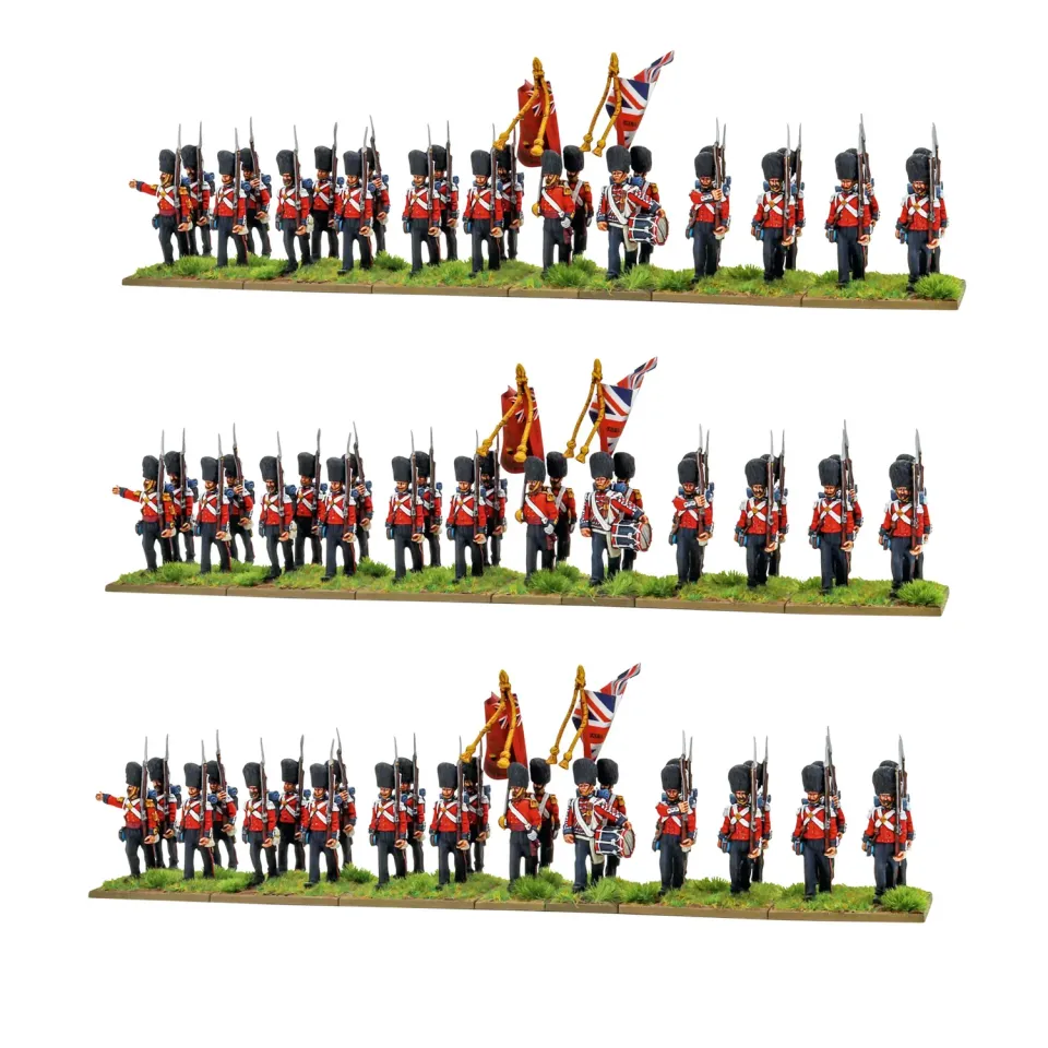 Bolt Action Black Powder British Foot Guards Brigade figurines métal