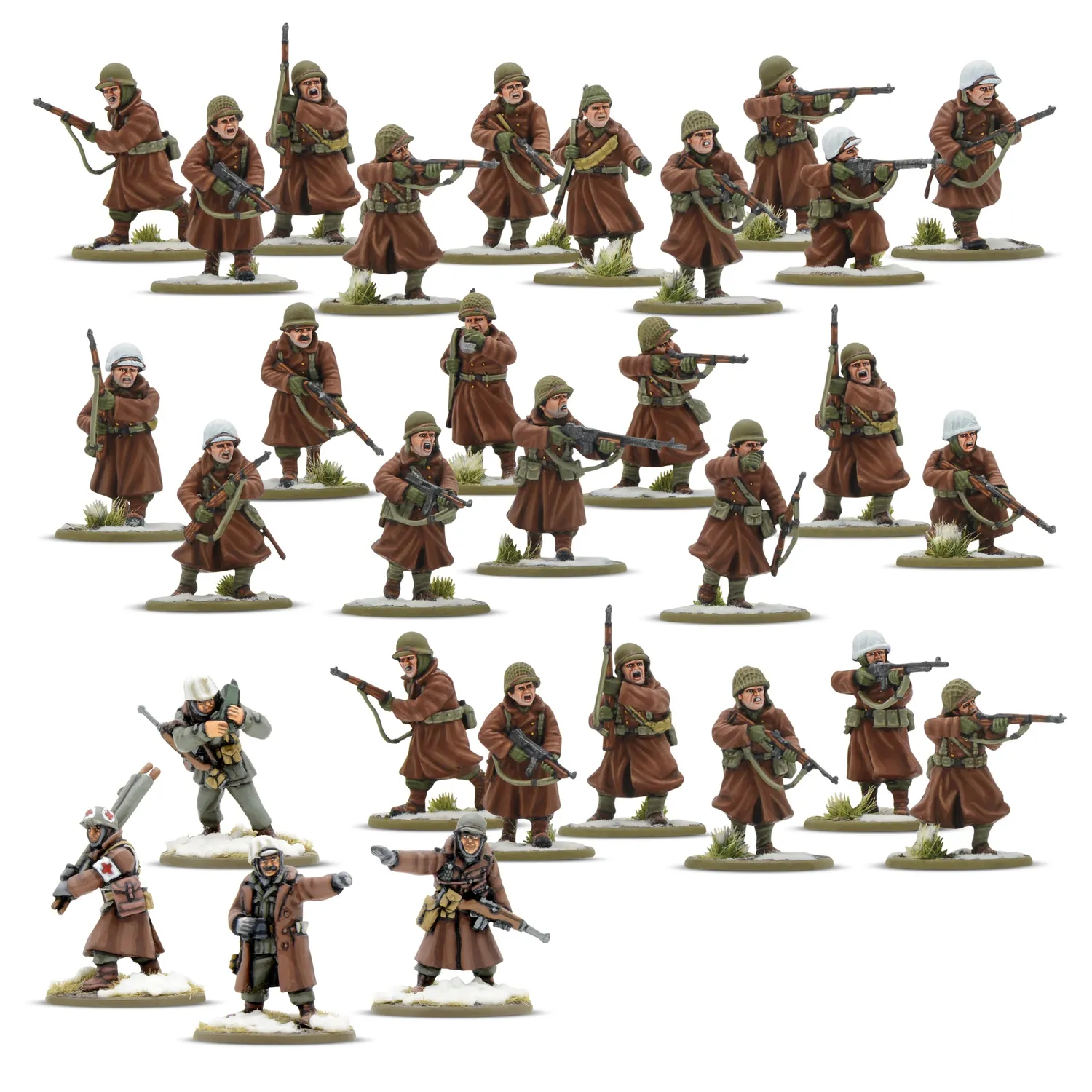 Bolt Action US Army Winter Starter armée hiver complète