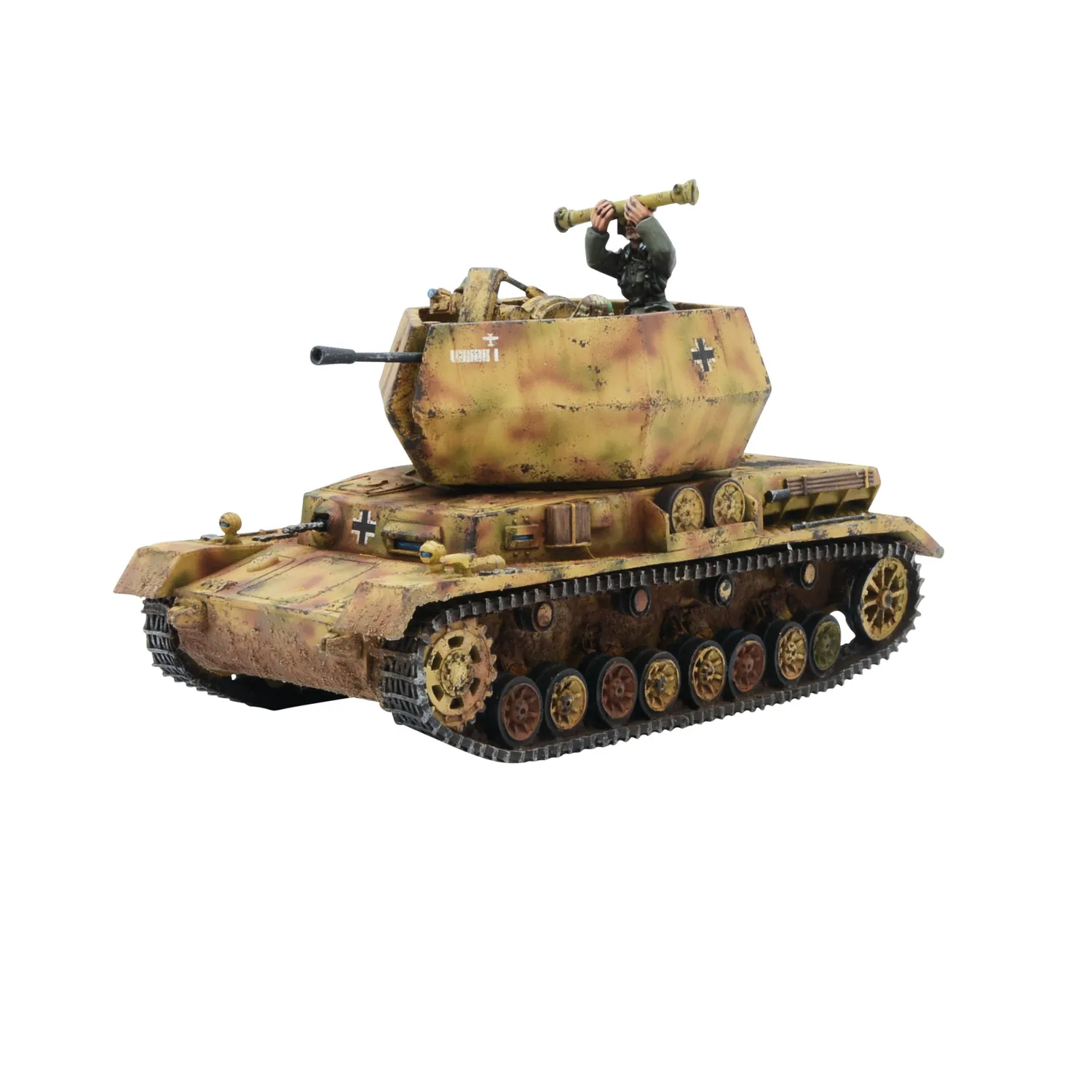 Bolt Action Flakpanzer IV Ostwind véhicule antiaérien résine métal