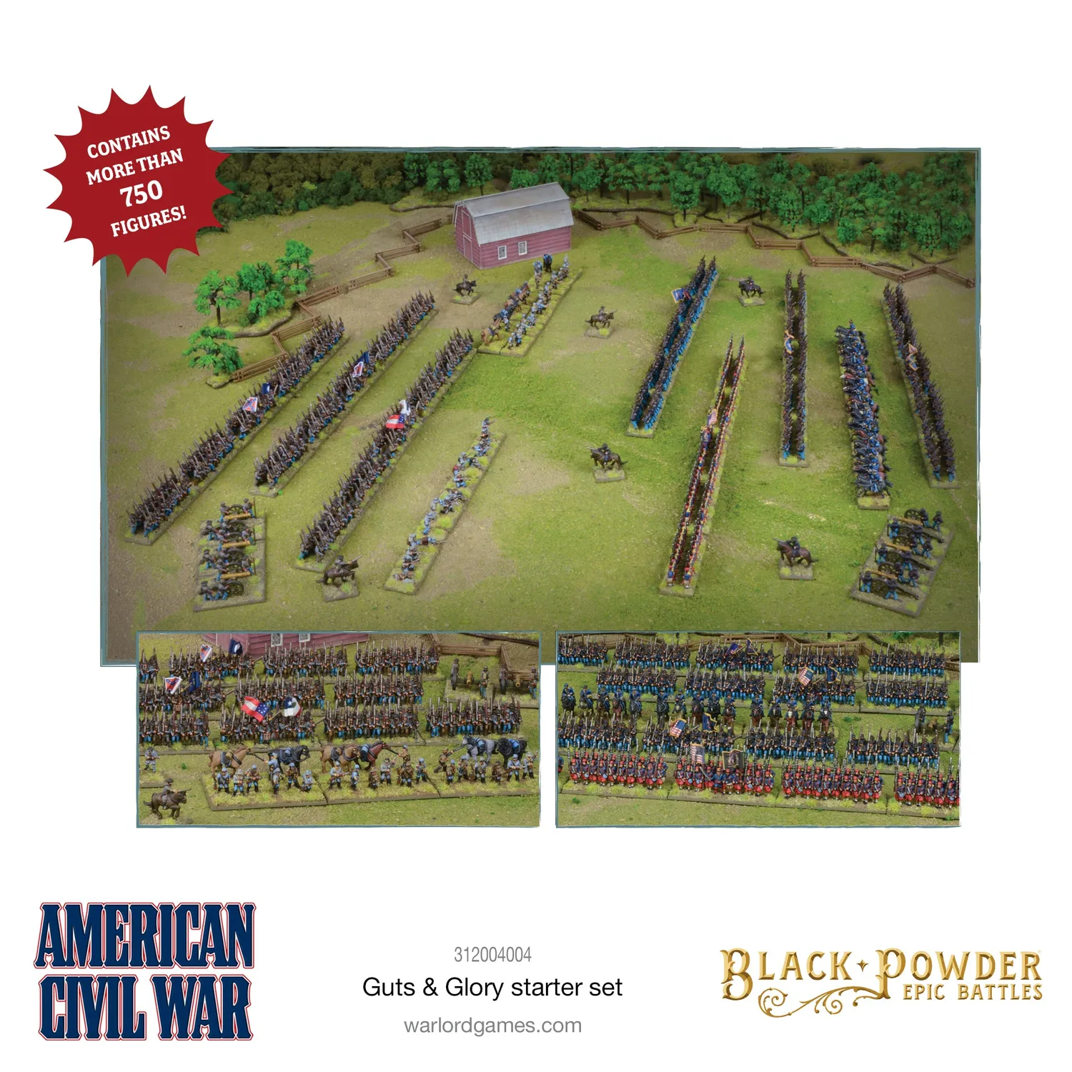 Bolt Action Black Powder Guts & Glory starter set guerre civile