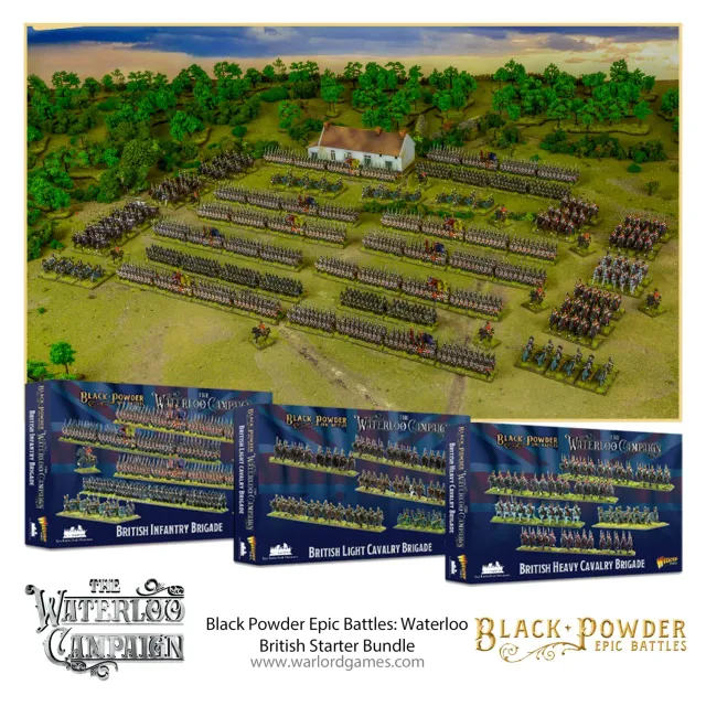 Bolt Action Black Powder Epic Battles Waterloo British Starter Bundle