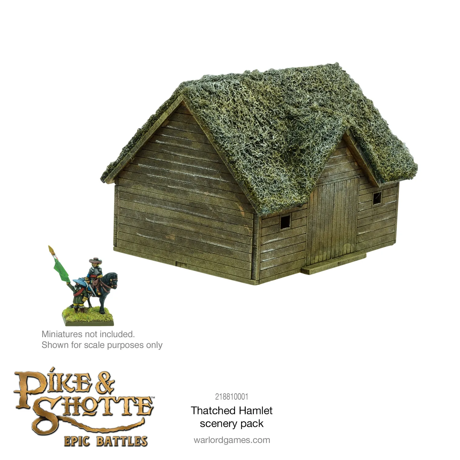 Bolt Action Pike & Shotte Epic Battles Thatched Hamlet scenery pack décor MDF