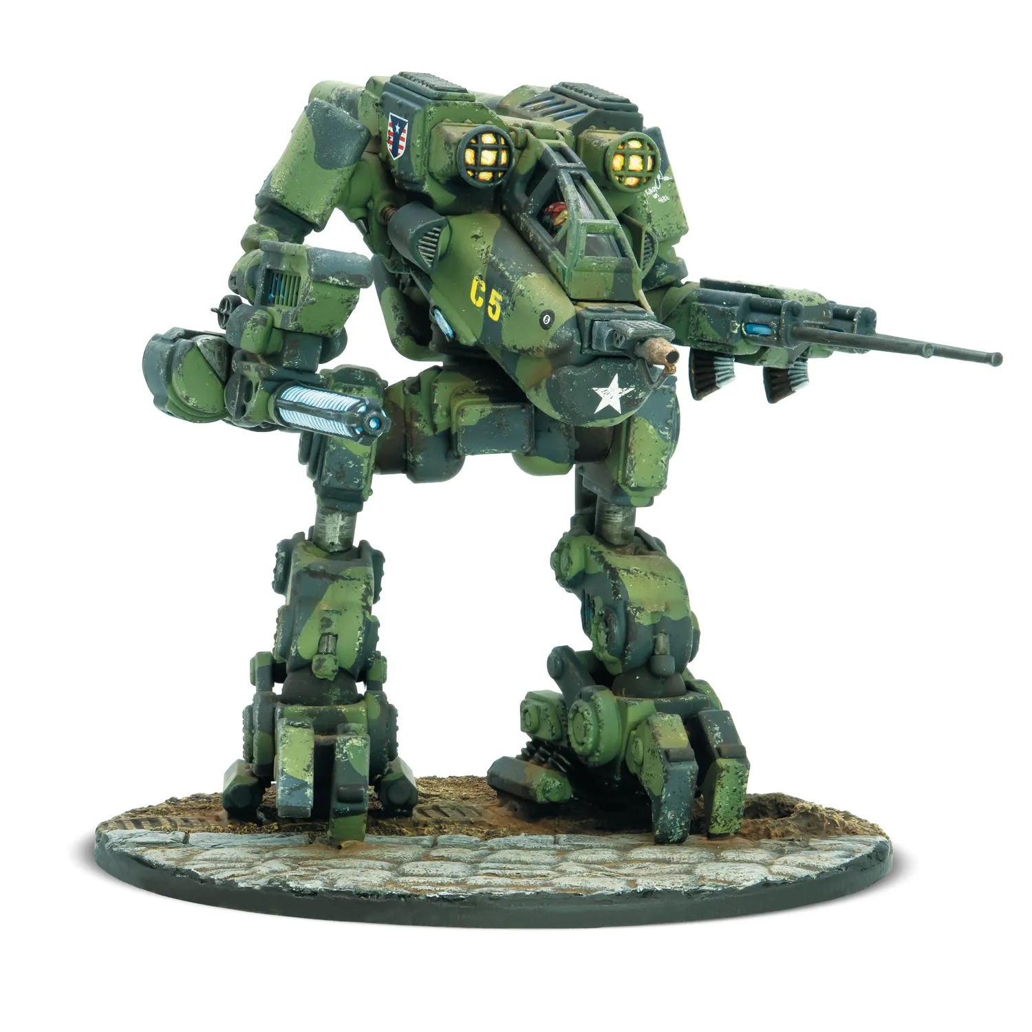 Bolt Action Konflikt ’47 Linebacker Jump Walker marcheur plastique