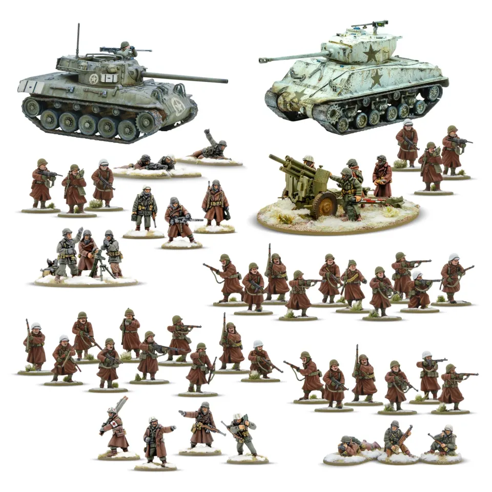 Bolt Action US Army Winter Starter armée hiver complète