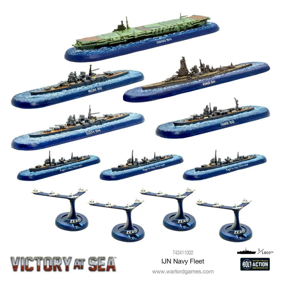 Victory at Sea IJN fleet boîte de flotte japonaise