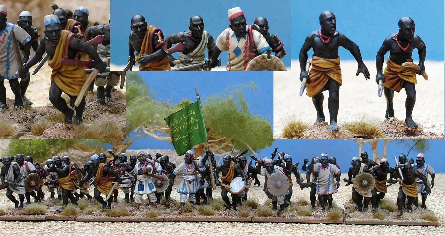 Bolt Action Mahdist Ansar 1884 boite 40 figurines 28mm plastique