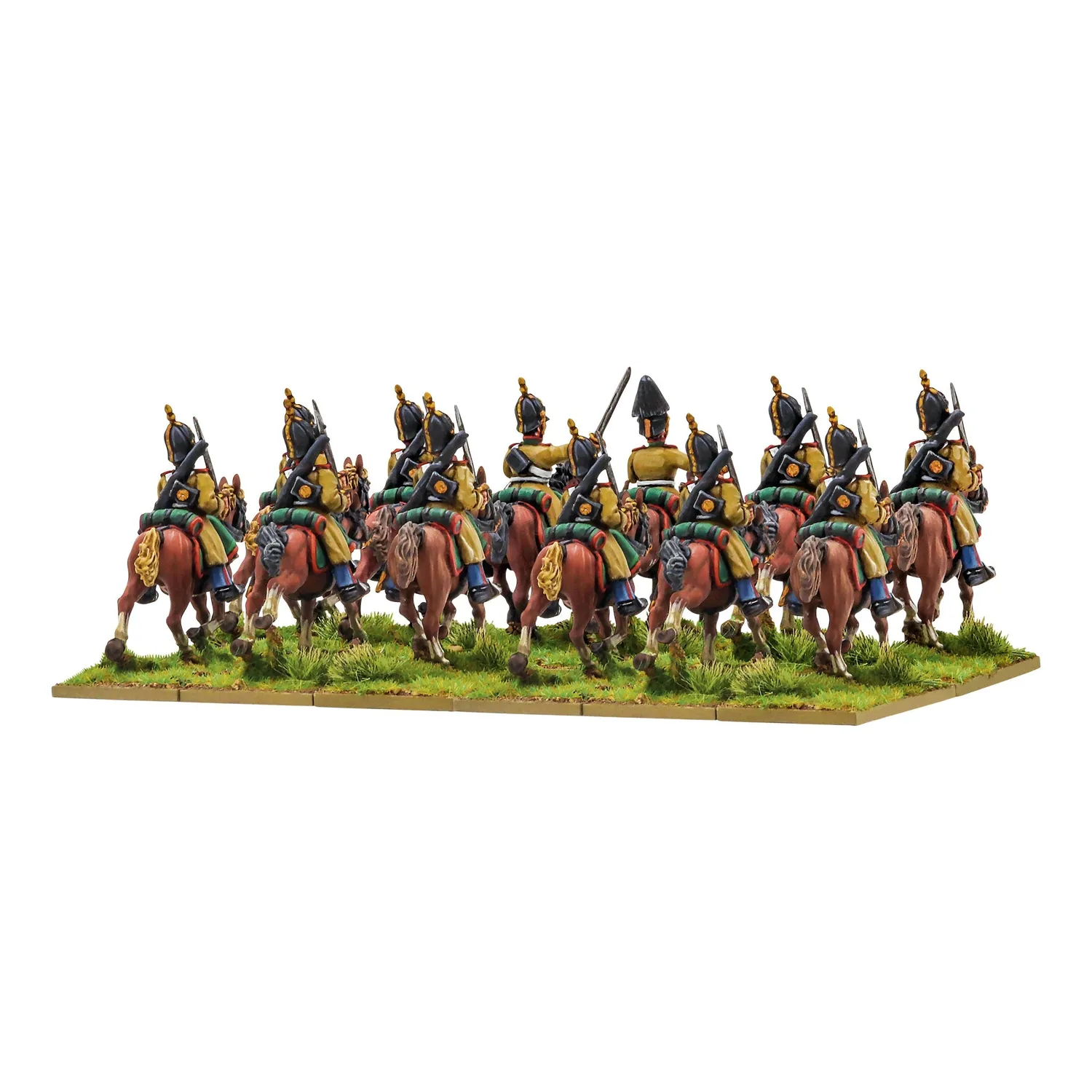 Black Powder Crimean War Russian Dragoons regiment cavalerie 12 figurines
