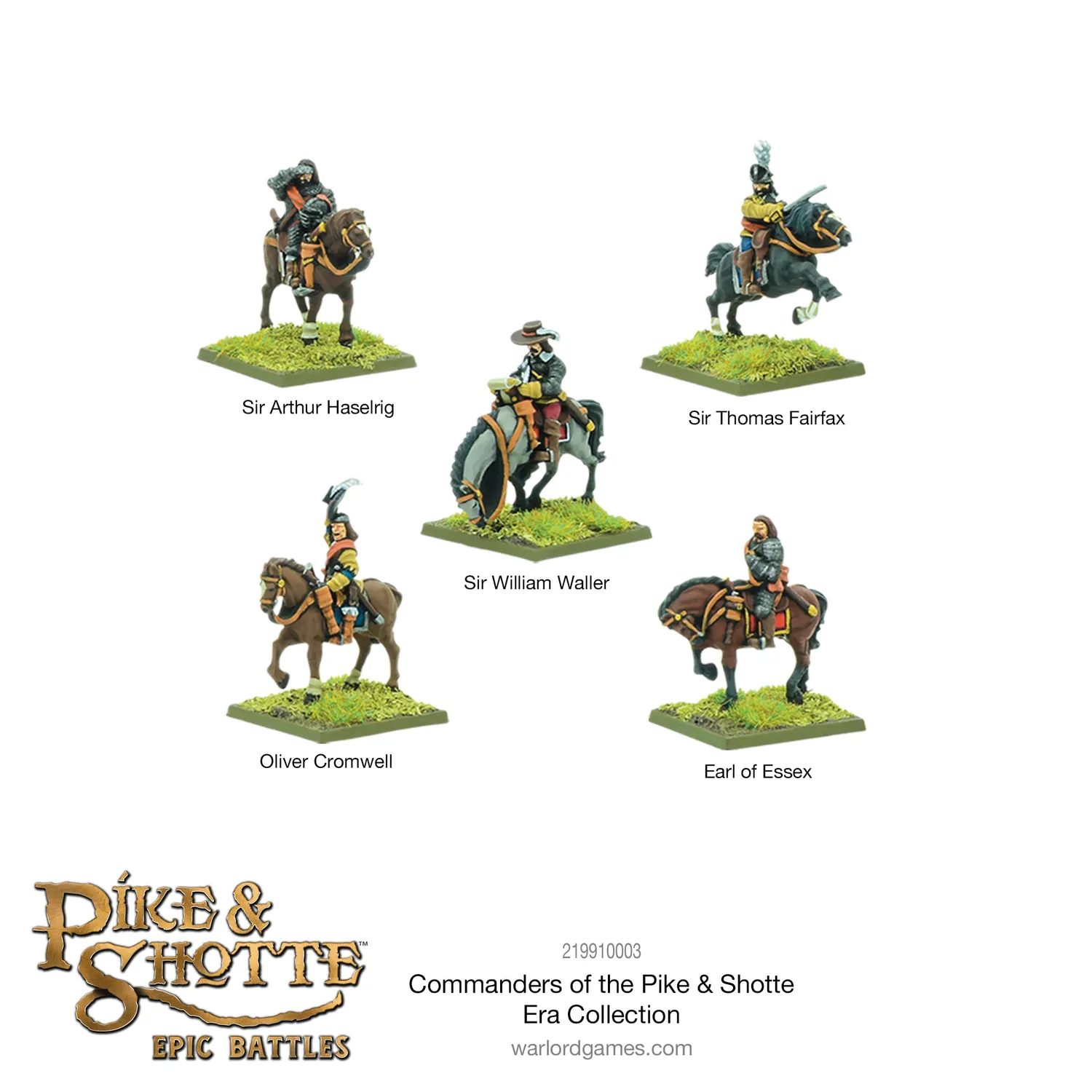 Bolt Action Commanders of the Pike & Shotte Era coffret figurines