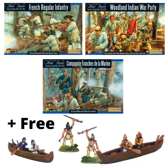 Bolt Action Black Powder French Indian War coffret français