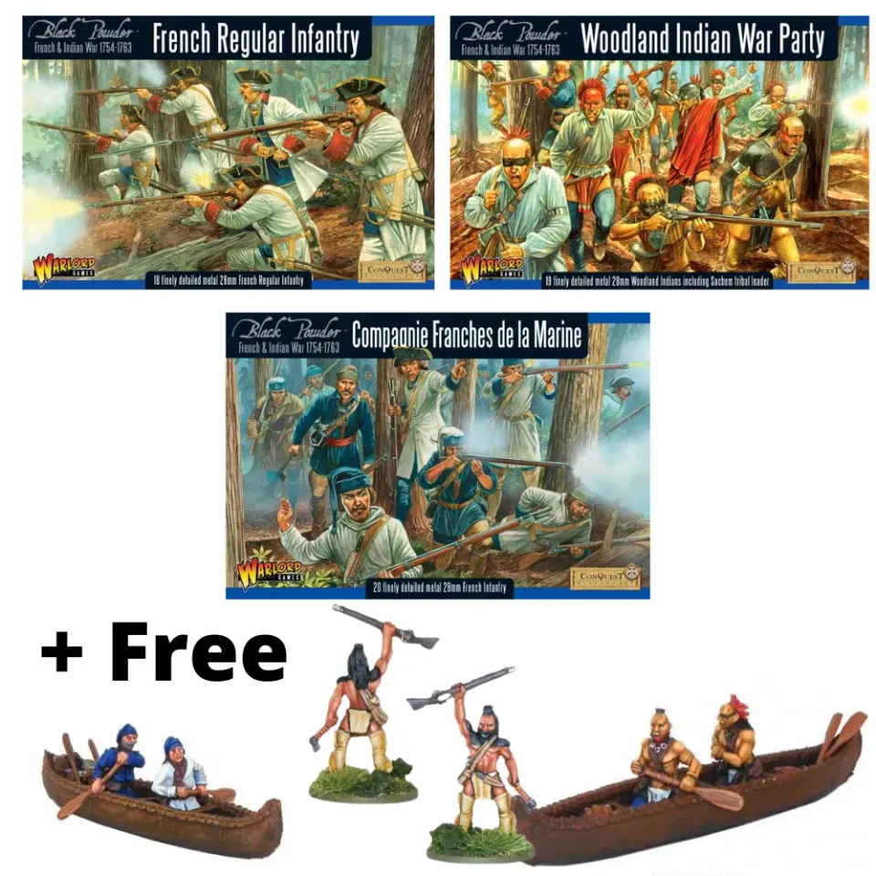 Bolt Action Black Powder French Indian War coffret français