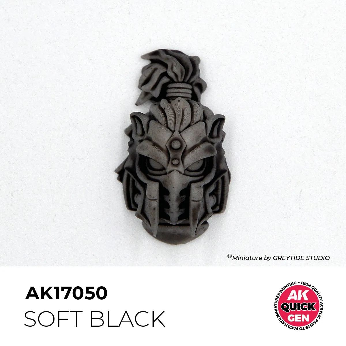 AK Interactive QuickGen Soft Black peinture contraste 18 ml noir doux