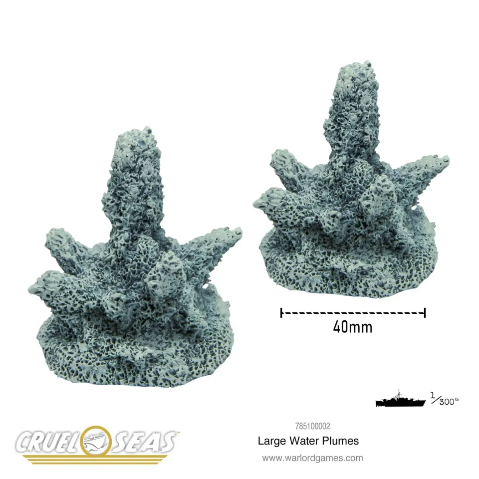 Bolt Action Cruel Seas Water Plumes pack marqueurs