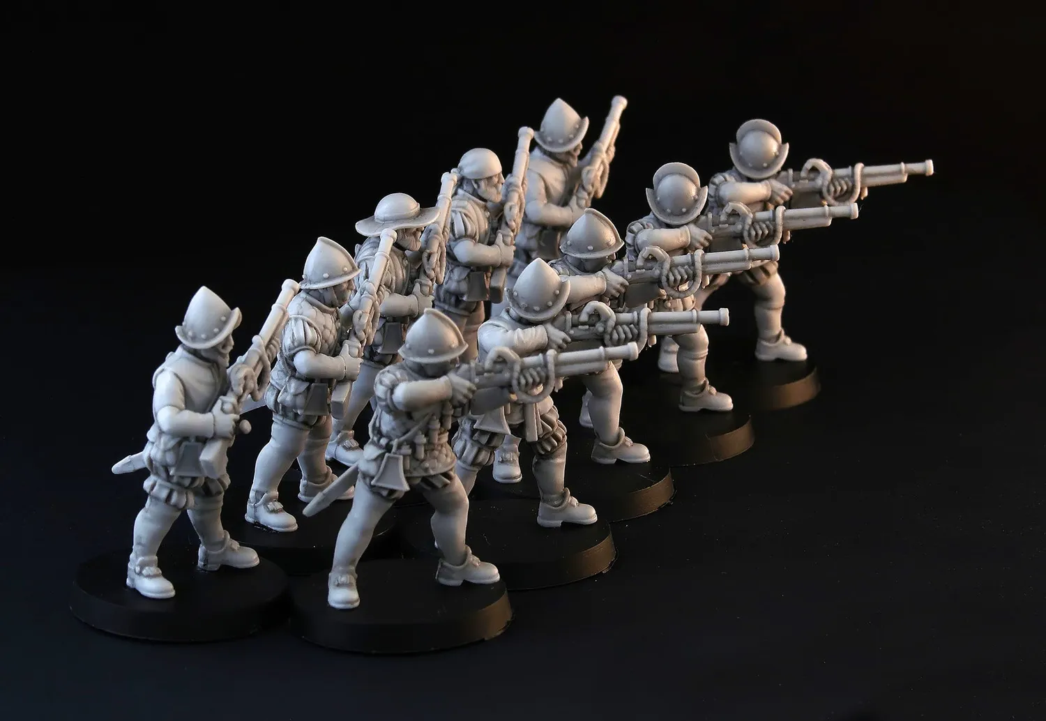 Brother Vinni Spanish Hand Gunners figurines 28mm lot 10
