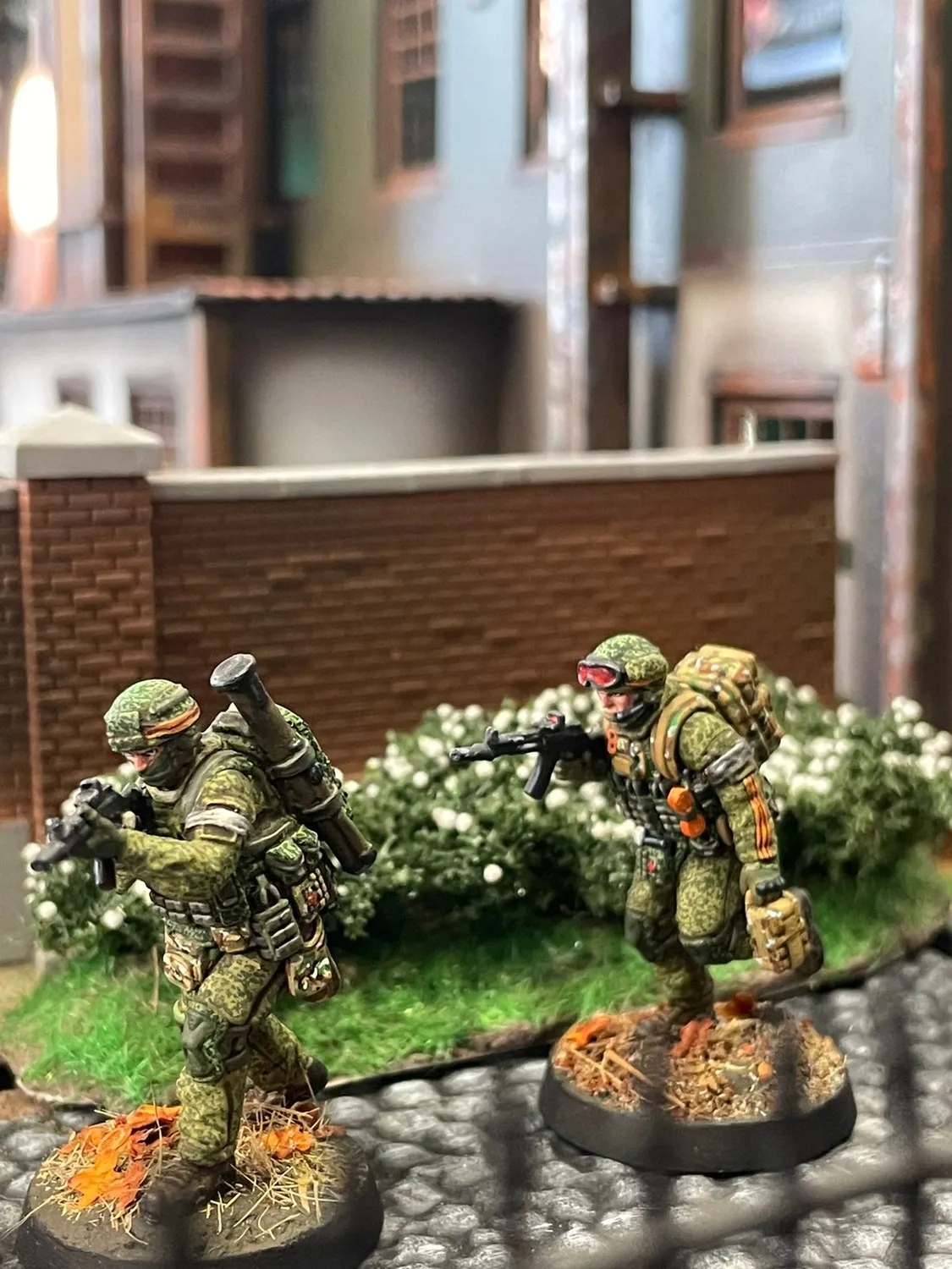 Des Tranchées aux Barricades Parachutistes Russes figurines 28mm métal x12