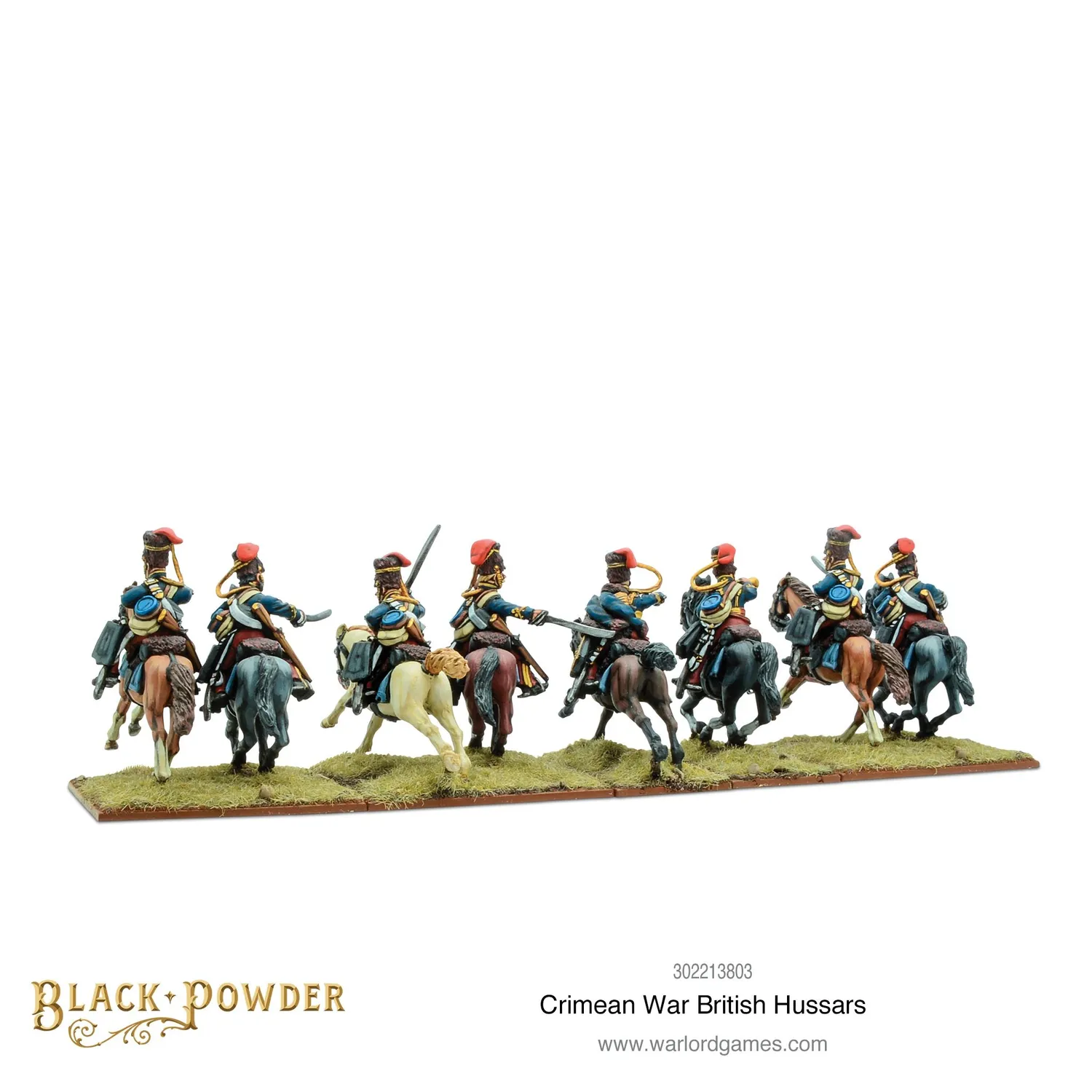 Bolt Action Black Powder Crimean War British Hussars cavalerie métal 8