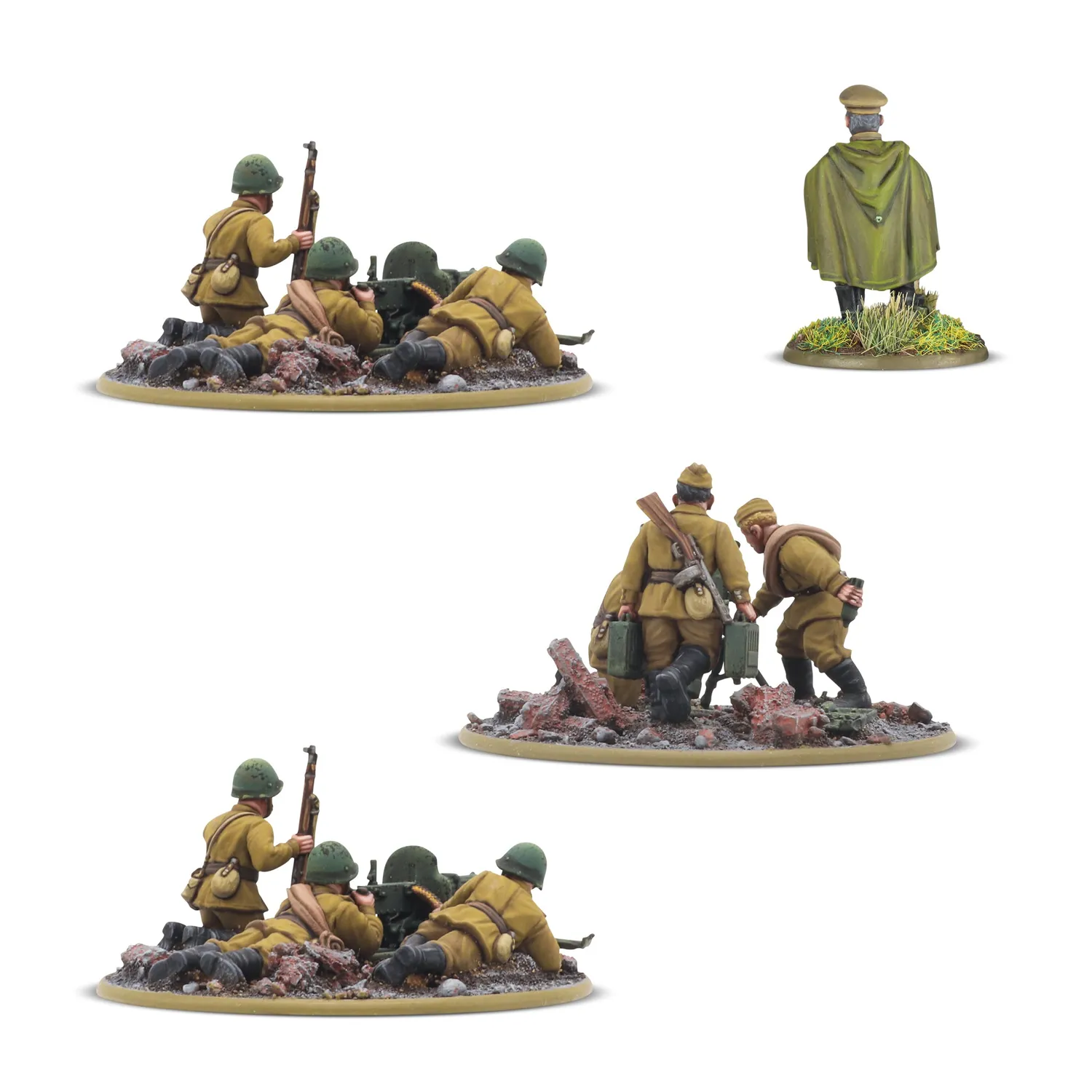 Bolt Action Soviet Infantry Heavy Weapons Platoon armes lourdes soviétiques