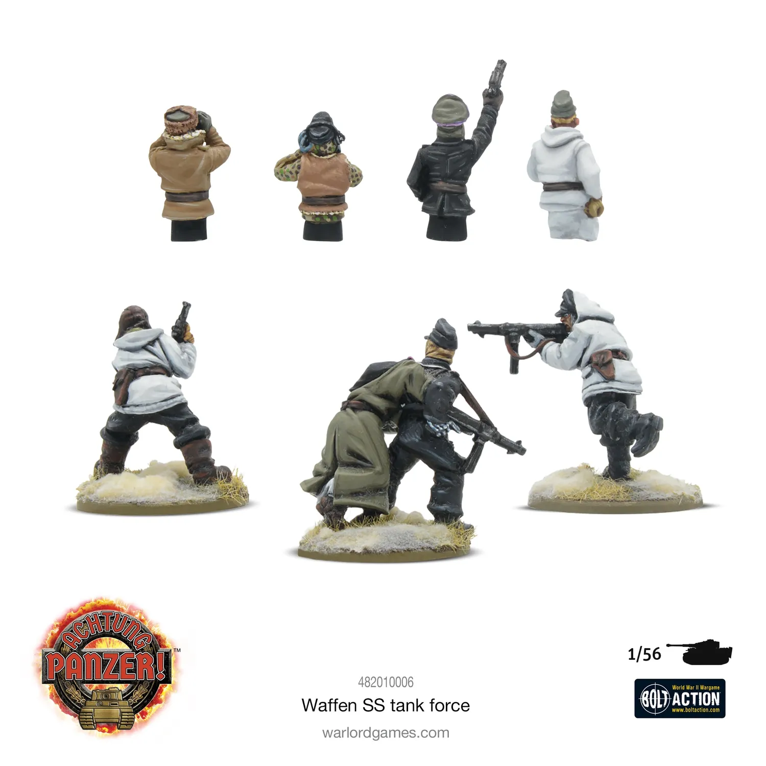 Bolt Action Waffen-SS Tank Force coffret 5 chars 1/56