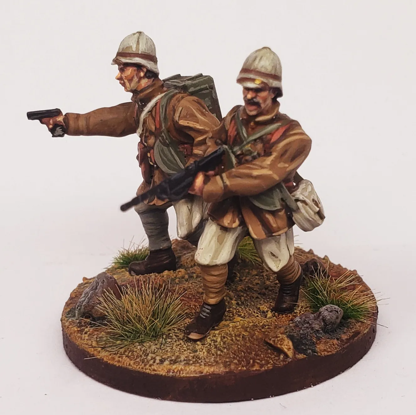 Des Tranchées aux Barricades Français Chauchat STL équipe 28mm