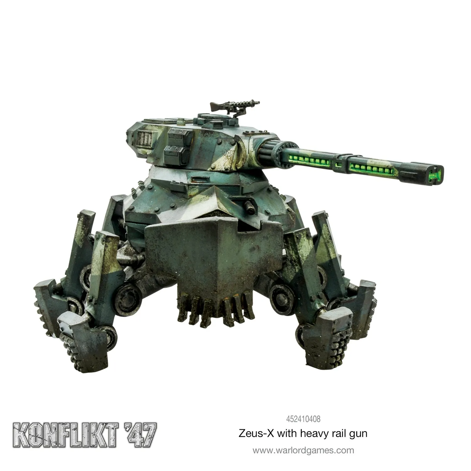 Bolt Action Wotan with Shienenkanone figurine résine métal