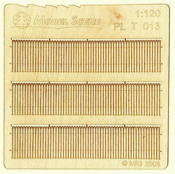 Albion PLT-013 clôture européenne bois miniature x2