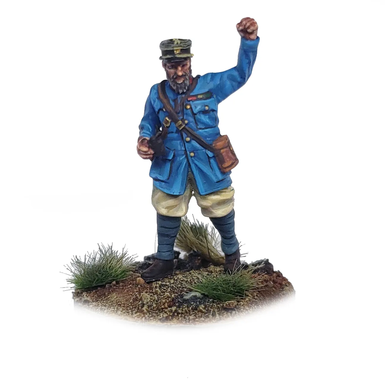 Des Tranchées aux Barricades Capitaine Pisani fichier STL 28/32mm