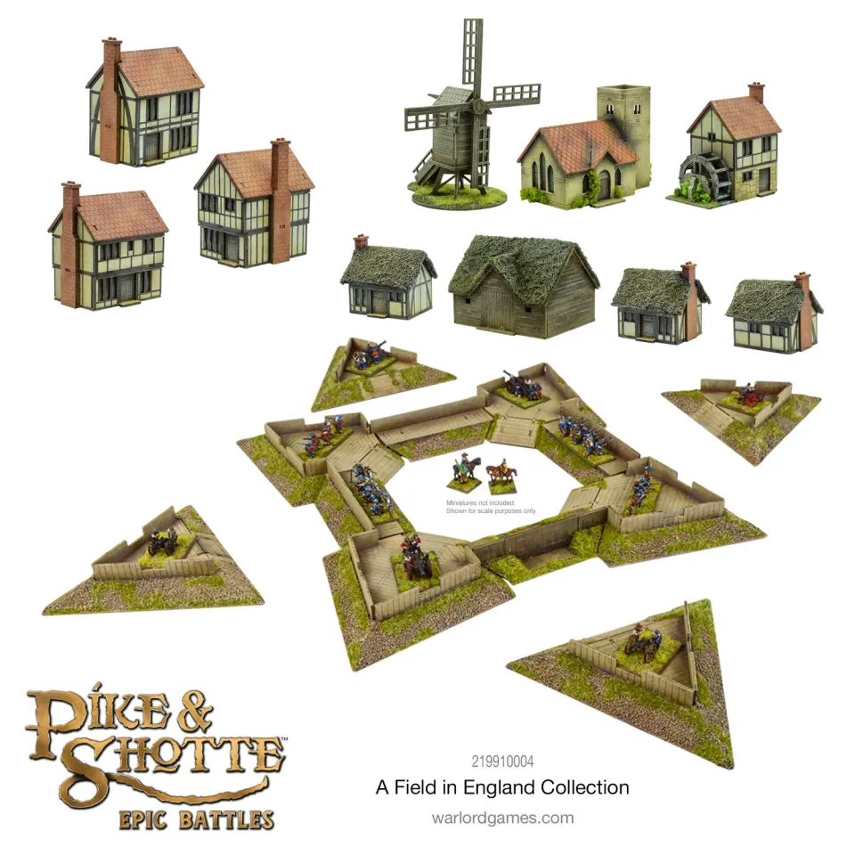 Bolt Action Pike & Shotte Epic Battles A Field in England décor MDF 4 kits