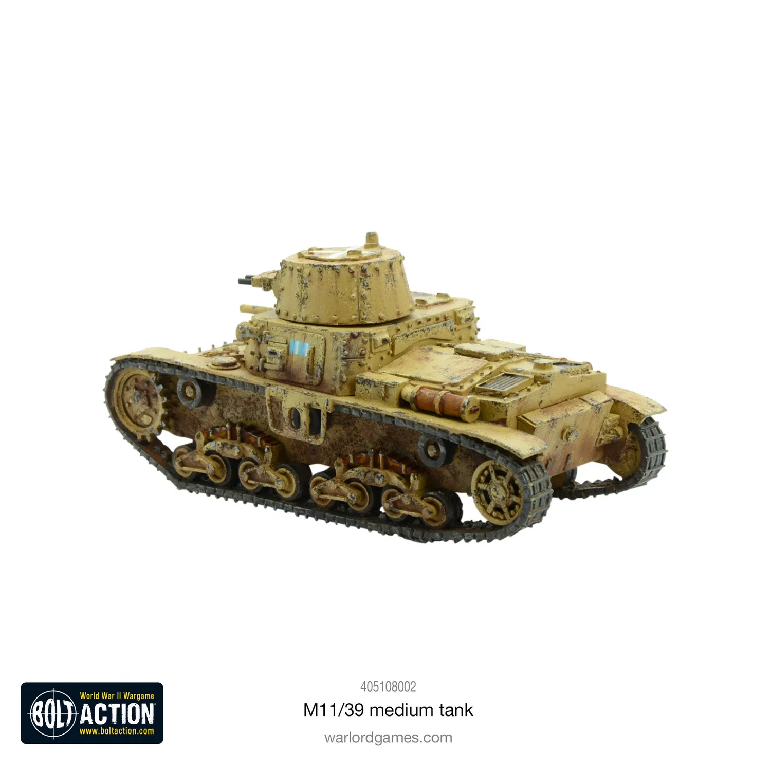 Bolt Action M11/39 char moyen italien véhicule résine métal