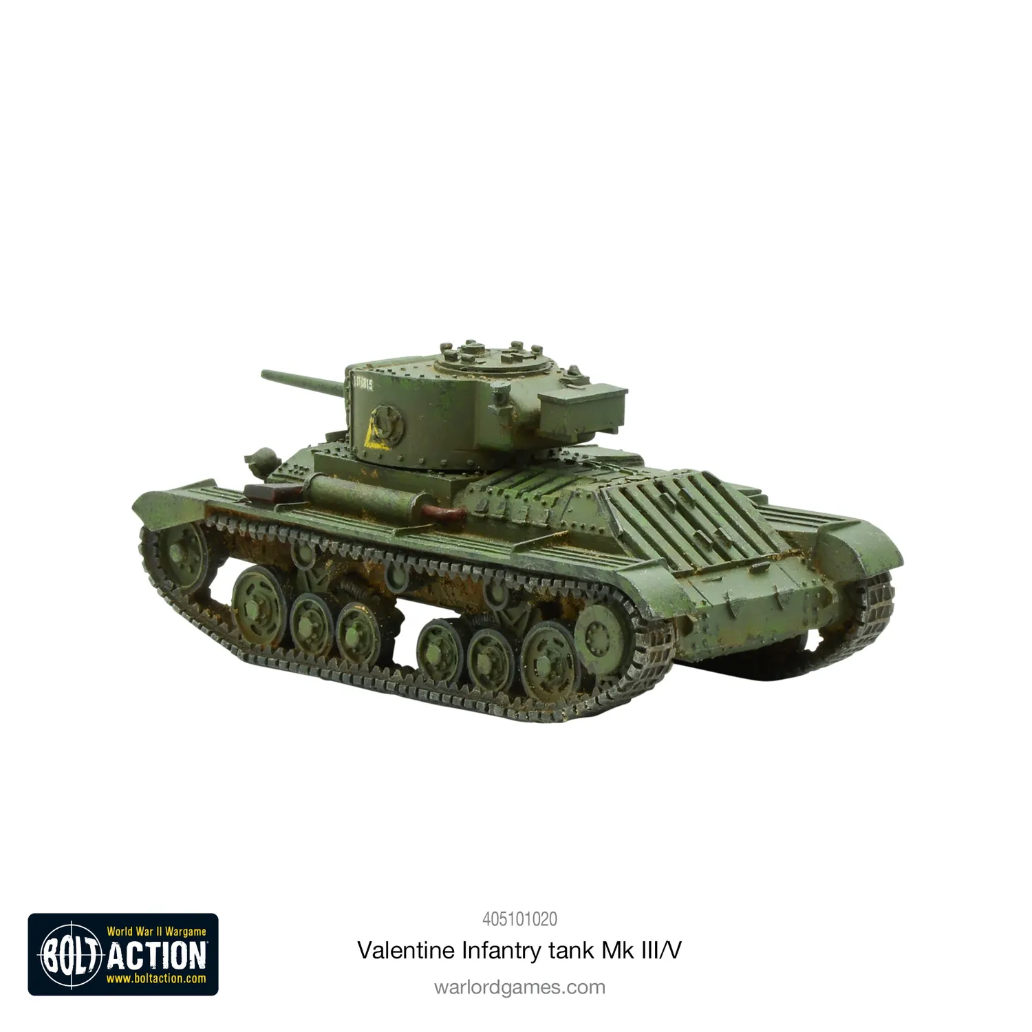 Bolt Action Valentine Infantry Tank Mk III/V char résine