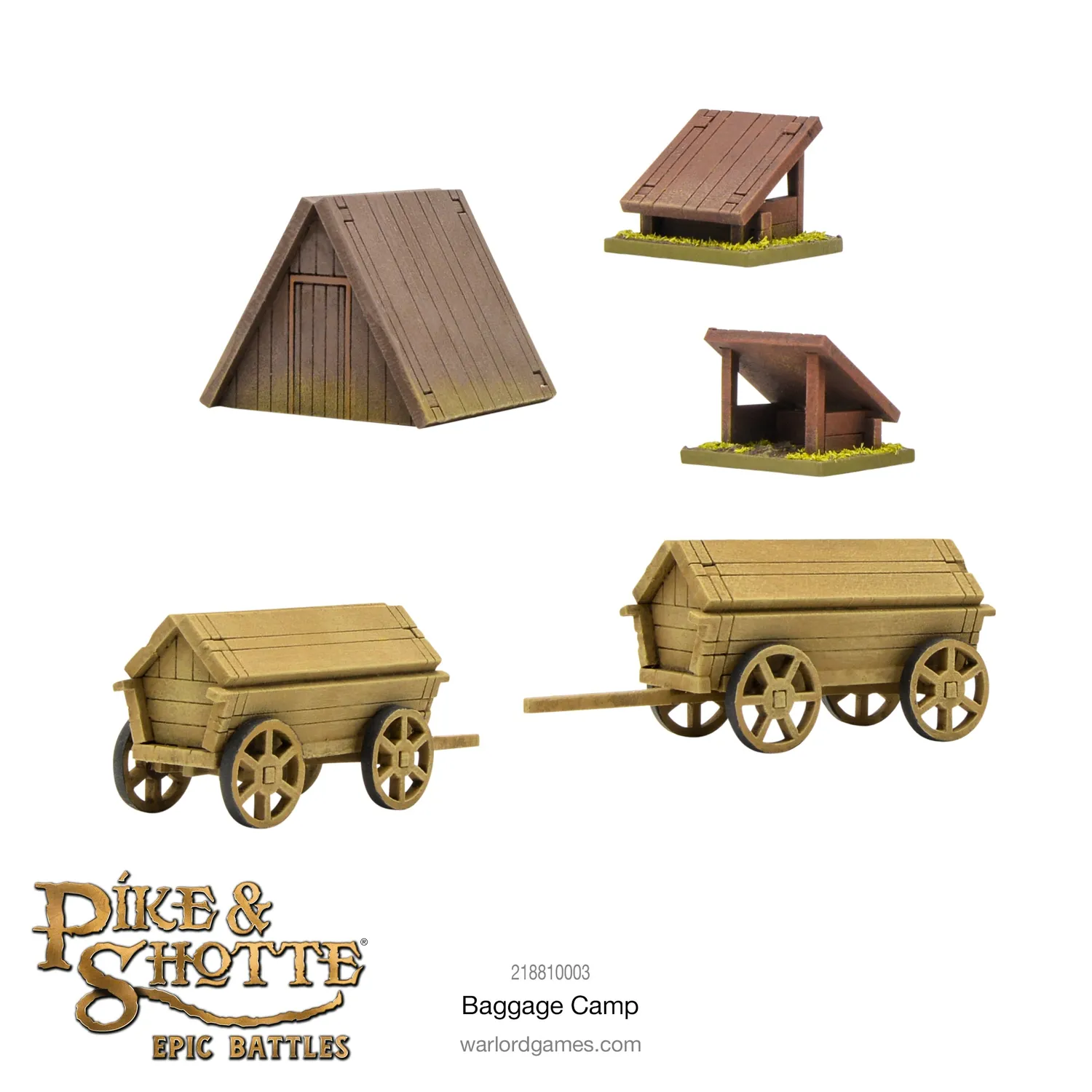 Warlord Games Pike & Shotte Epic Battles Baggage Camp décors