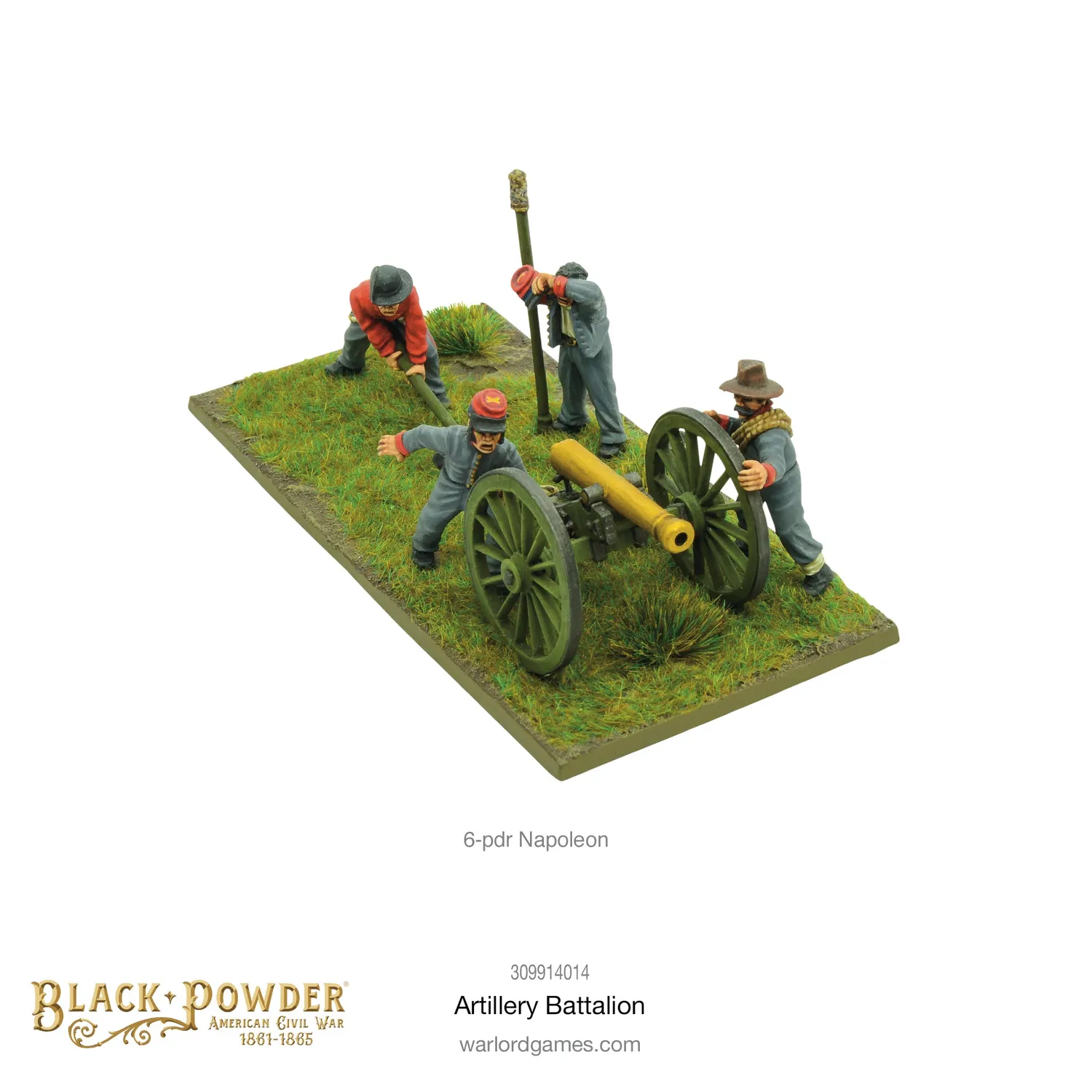Bolt Action Black Powder American Civil War Artillery Battalion artillerie 3 batteries