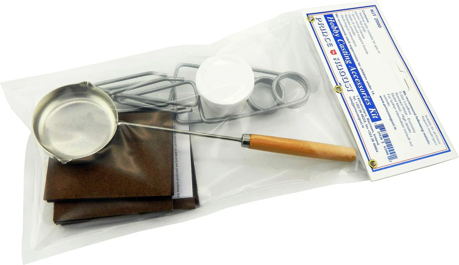Prince August sachet d’accessoires pour moulage métal