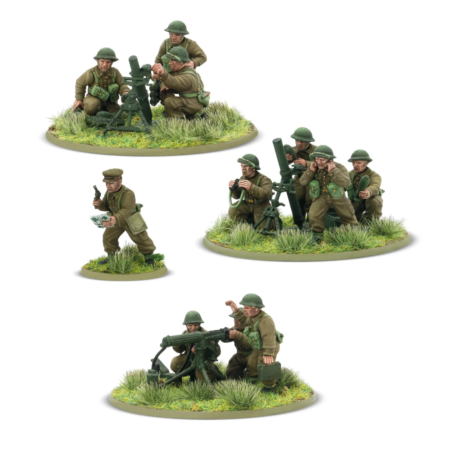 Bolt Action For King & Country armée de démarrage britannique canadienne plastique