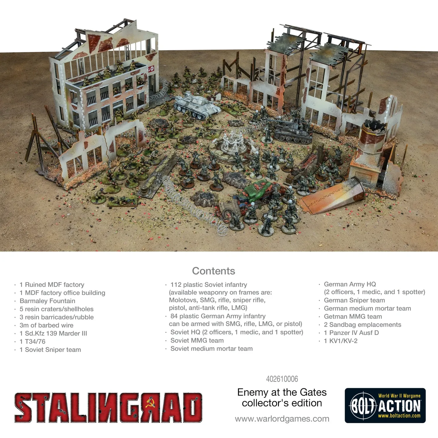 Bolt Action Enemy at the Gates Stalingrad coffret collector