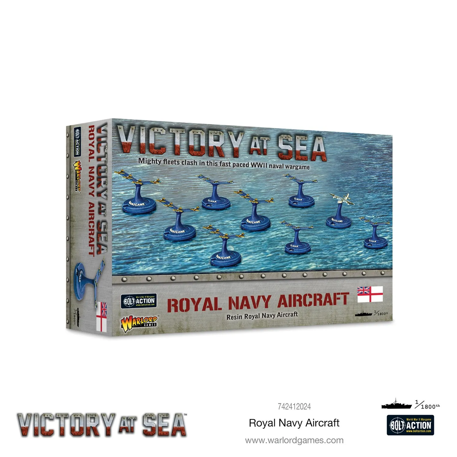 Bolt Action Victory at Sea Royal Navy Aircraft avions résine