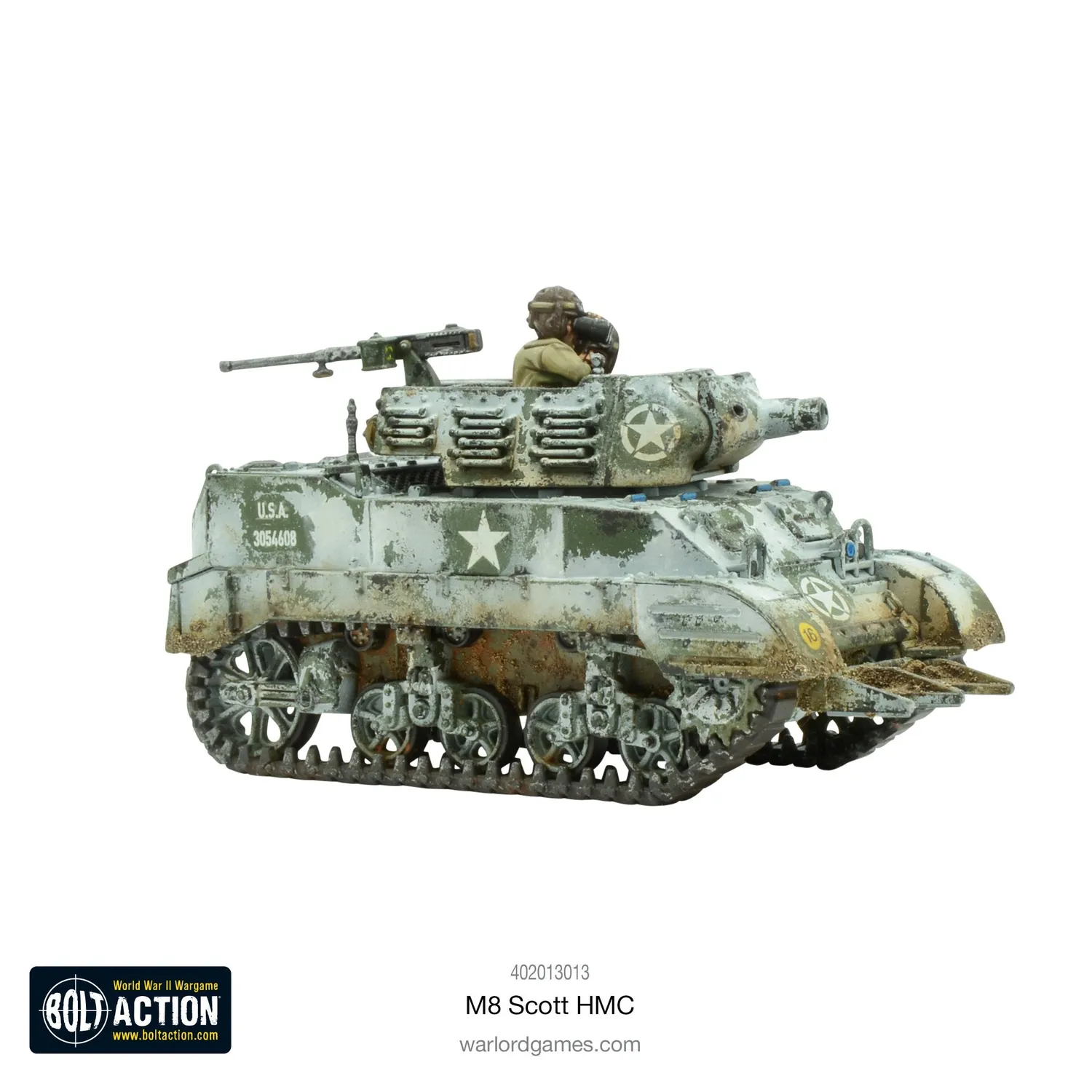 Bolt Action M8 Scott HMC char miniature 1/56 plastique