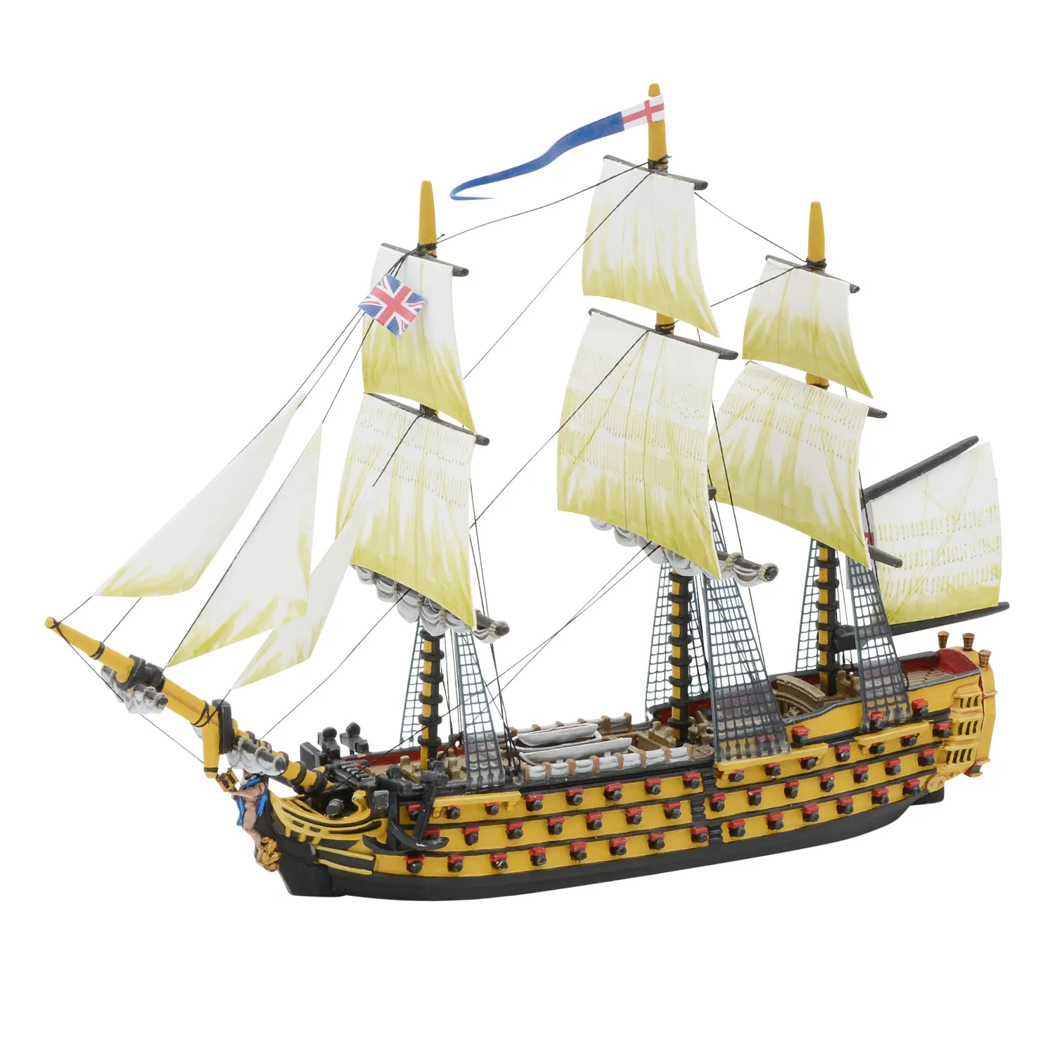 Bolt Action Black Seas HMS Neptune Royal Navy 2nd Rate navire bundle résine métal