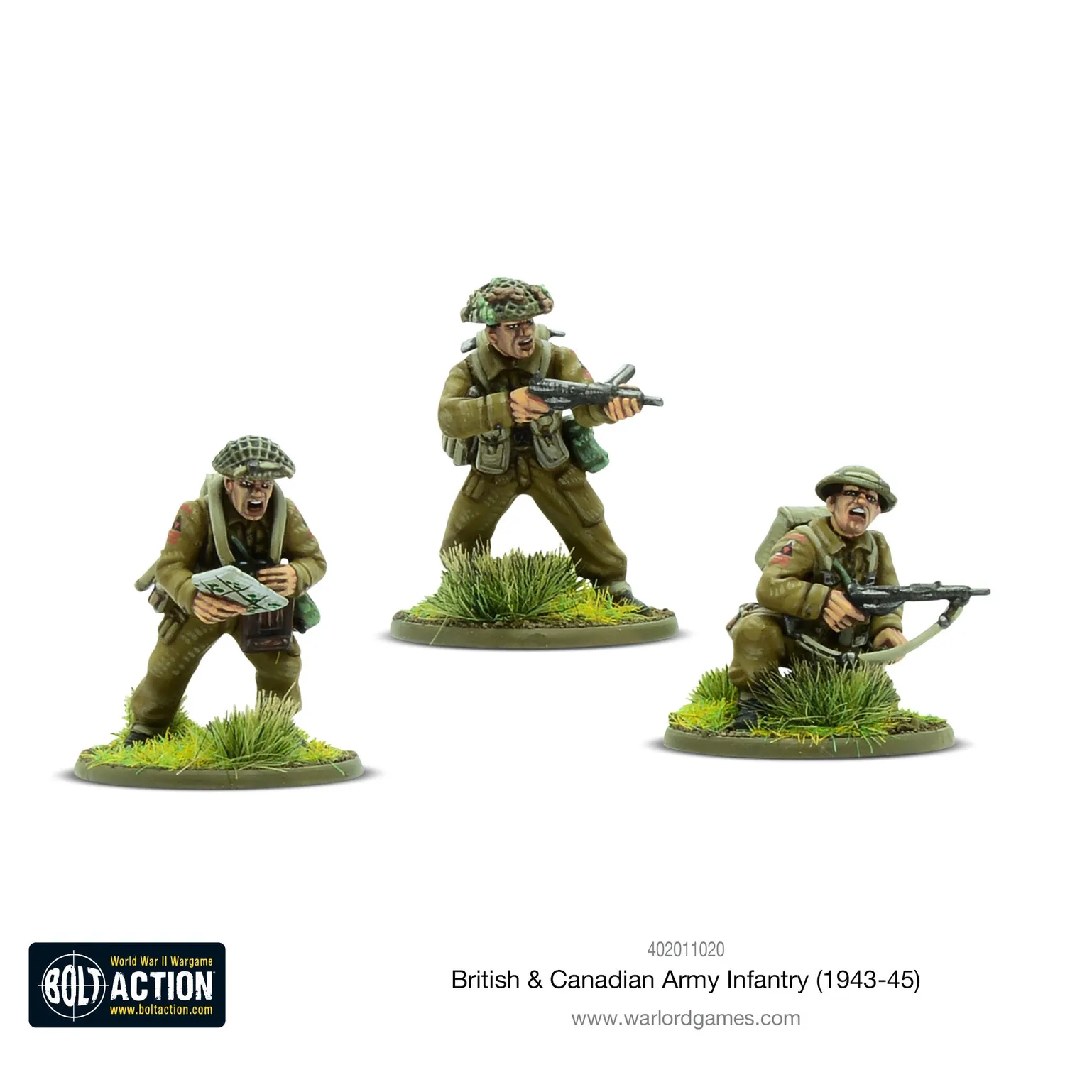Bolt Action British & Canadian Infantry figurines 1943-45