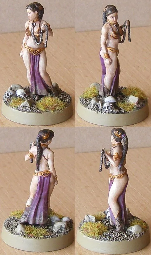 Brother Vinni Captured Princess figurine résine 35mm captive