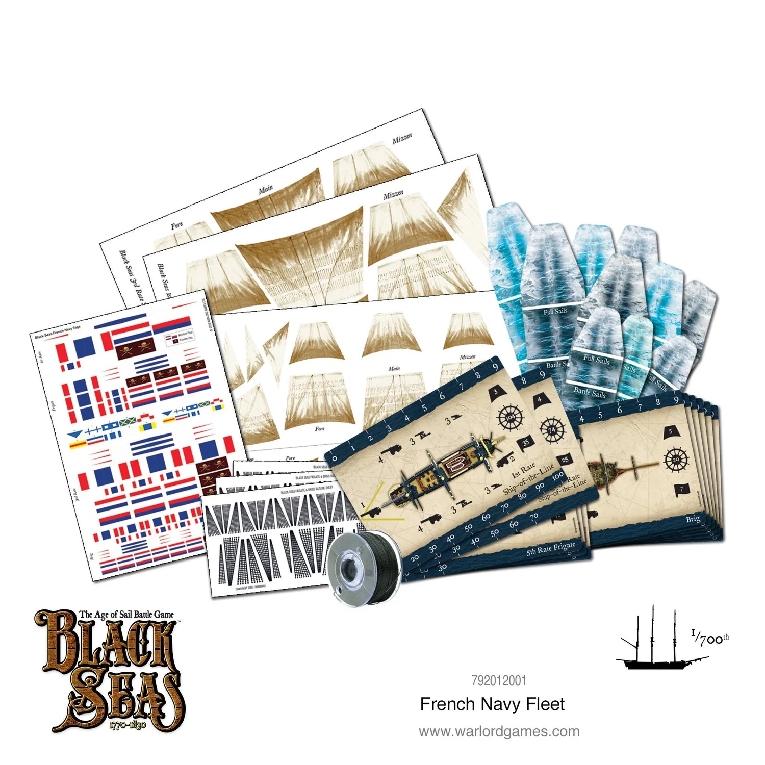 Bolt Action Cruel Seas French Navy Fleet flotte française 1770–1830
