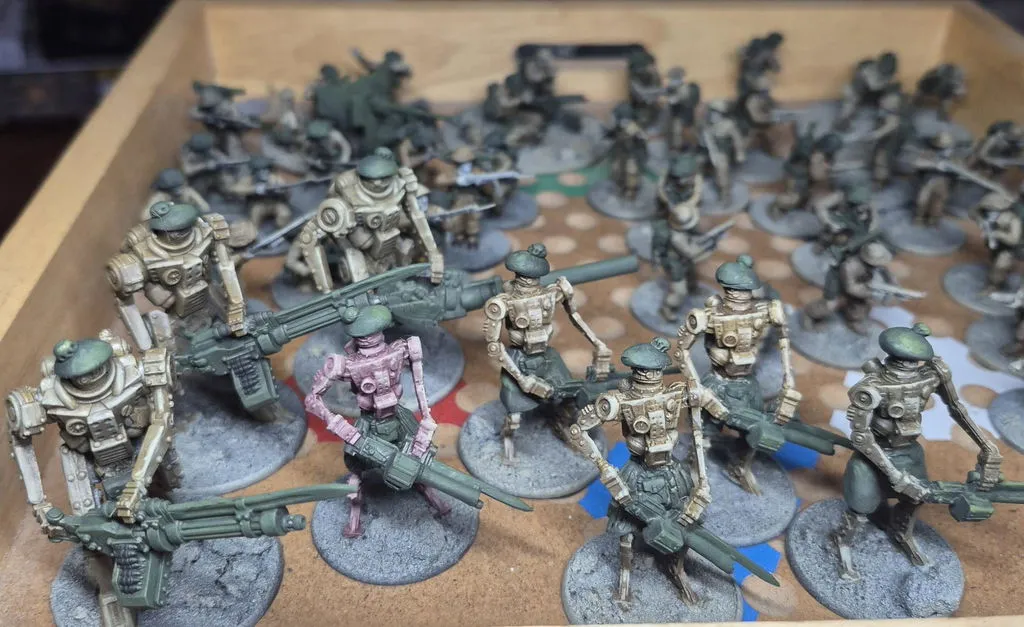 Bolt Action Konflikt 47 Commonwealth Support Platoon figurines