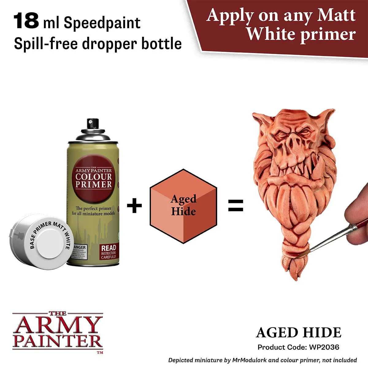 Bolt Action Speedpaint Aged Hide peinture acrylique monocouche