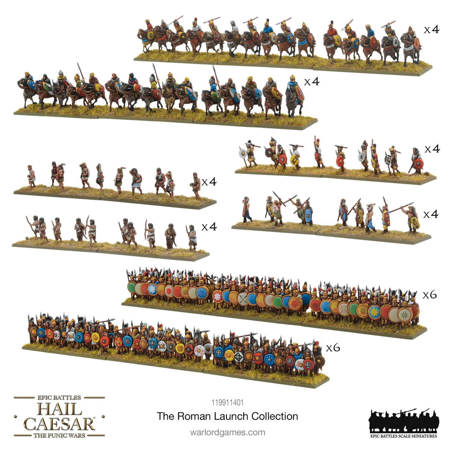 Bolt Action Hail Caesar Roman Launch Collection coffret armée
