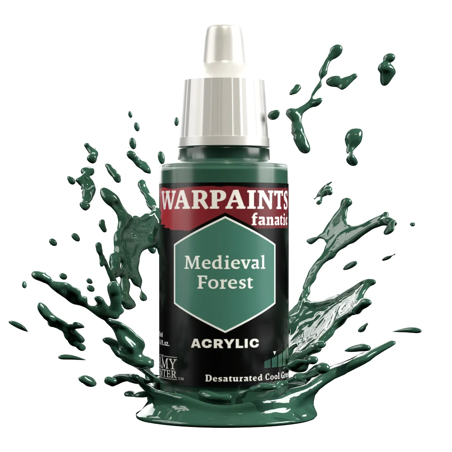 Army Painter Warpaints Fanatic Medieval Forest peinture acrylique 18 ml verte