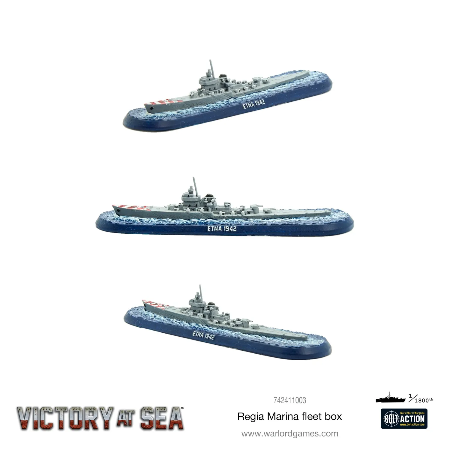 Bolt Action Victory at Sea Regia Marina coffret flotte