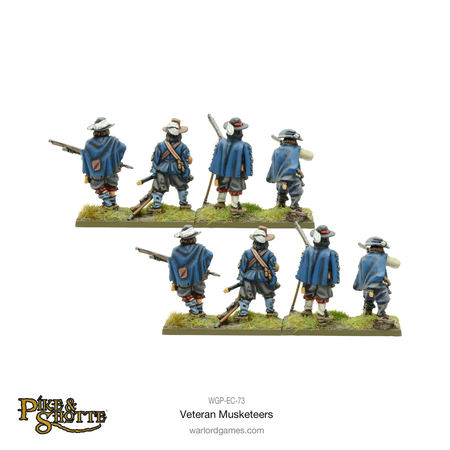 Bolt Action Pike & Shotte Veteran Musketeers figurines de mousquetaires vétérans RNG4