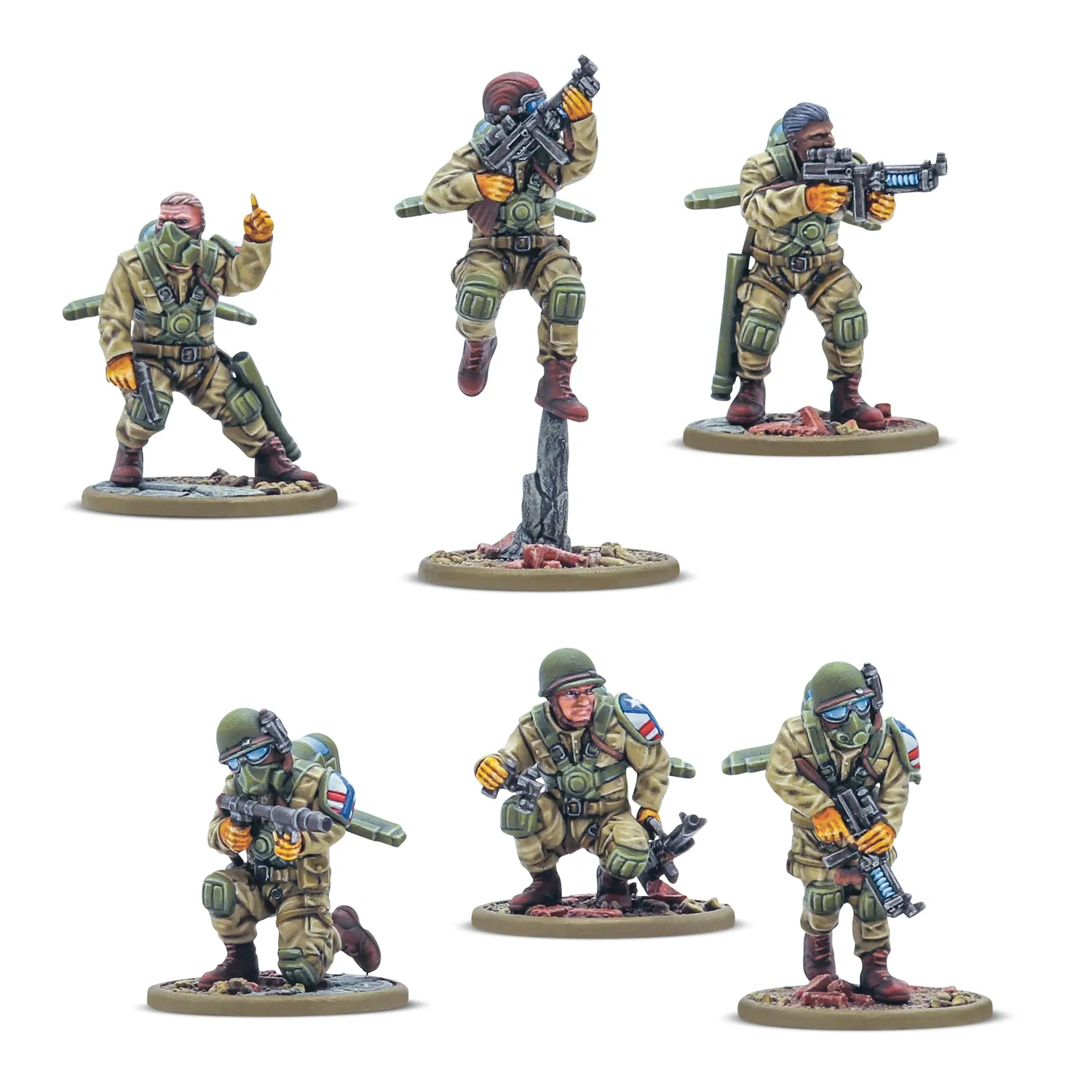Konflikt '47 Firefly Airborne Infantry figurines plastique 18 soldats